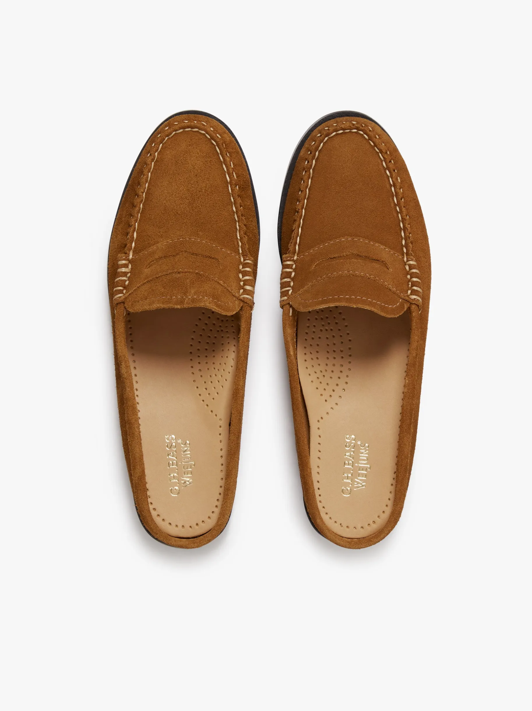 Online Weejuns Penny Slides suede Women Penny Loafers