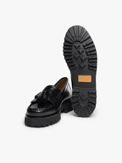 Online Weejuns 90s Esther Kiltie Tassel Loafers Leather Women Chunky Loafers