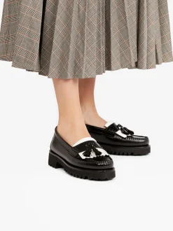 Best Weejuns 90s Esther Kiltie Tassel Loafers Leather Women Chunky Loafers