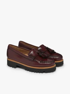 New Weejuns 90s Esther Kiltie Tassel Loafers Leather Women Chunky Loafers