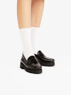 Sale Weejuns 90s Penny Loafers Leather Women Penny Loafers