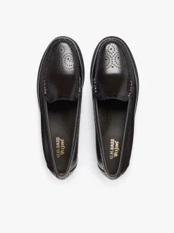 Sale Weejuns Venetian Brogue Loafers leather Women Penny Loafers