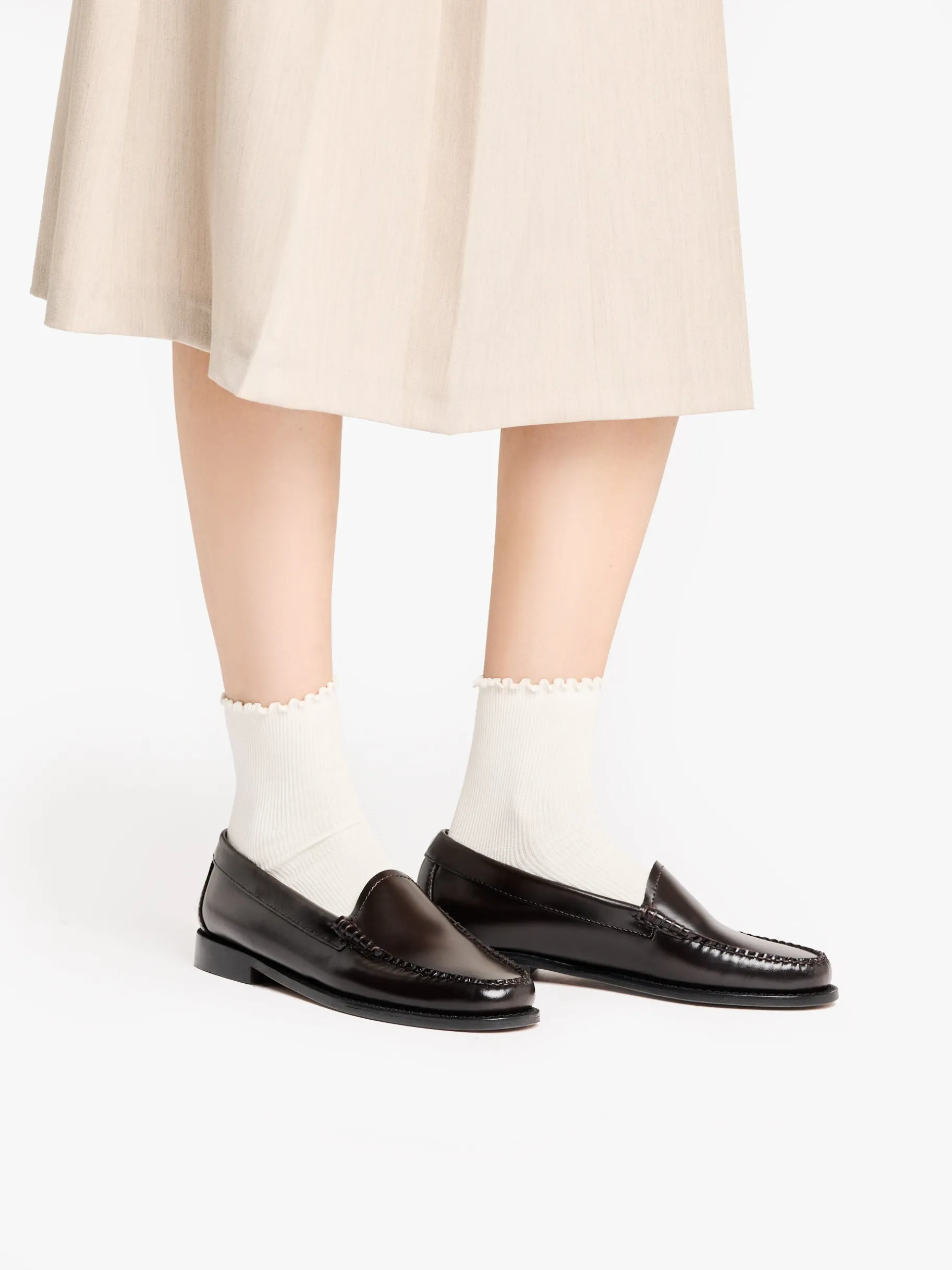 Outlet Weejuns Venetian Loafers Leather Women Penny Loafers