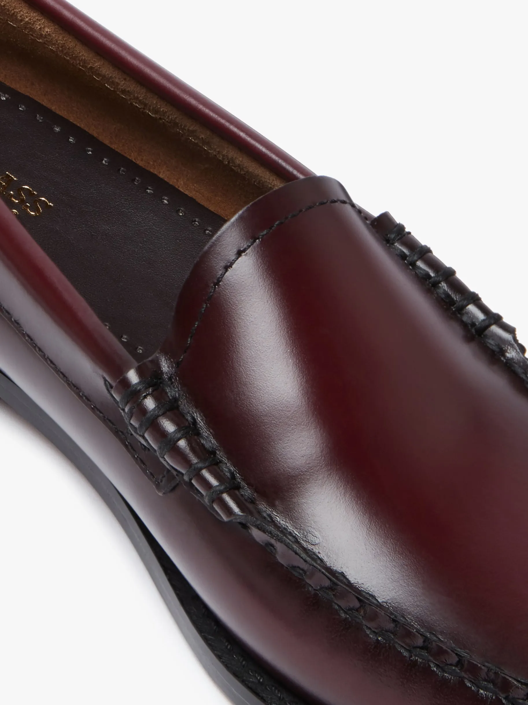 Hot Weejuns Venetian Loafers Wine Leather Women Penny Loafers