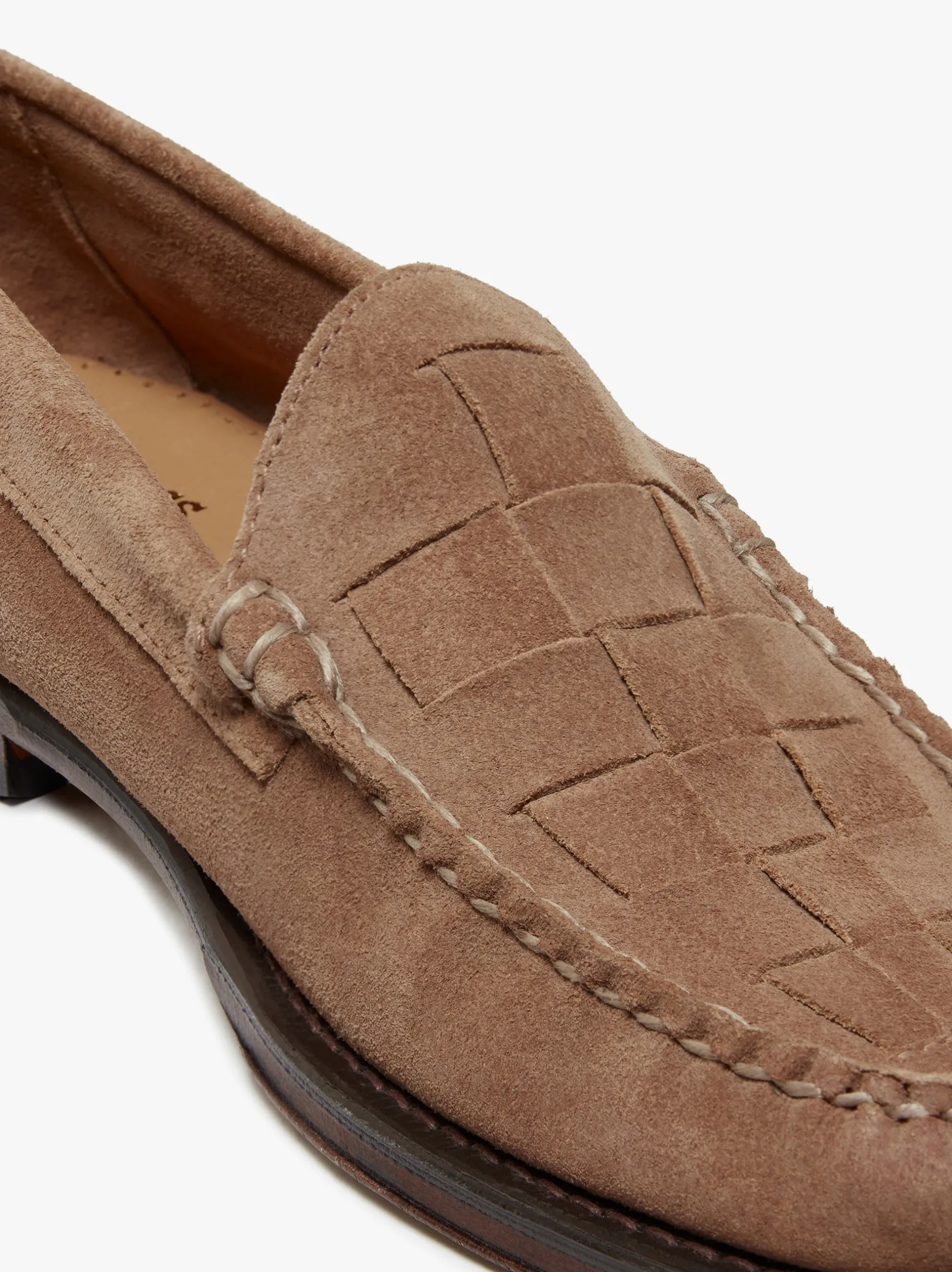 Discount Weejuns Venetian Weave Loafers suede with leather sole Venetian Loafers