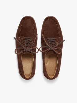 Wilton Driver 4-Eye Lace up Boat Shoes