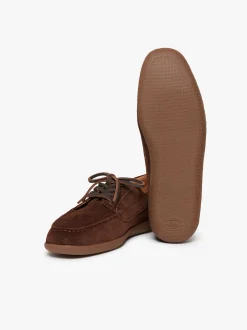 Wilton Driver 4-Eye Lace up Boat Shoes